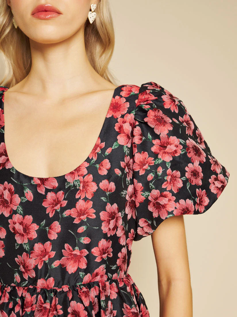 Impressions Jacquard Midi Dress - Image 6