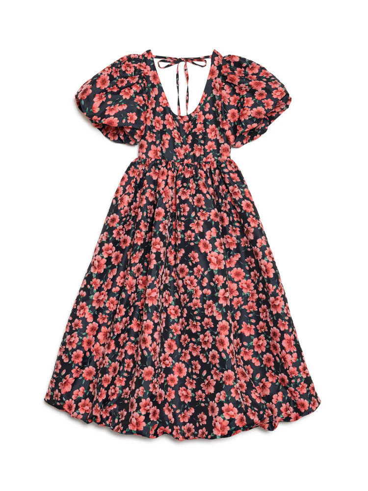 Impressions Jacquard Midi Dress - Image 7