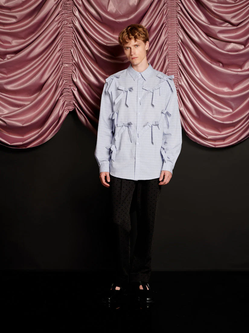 Jules Check Bows Shirt - Image 2