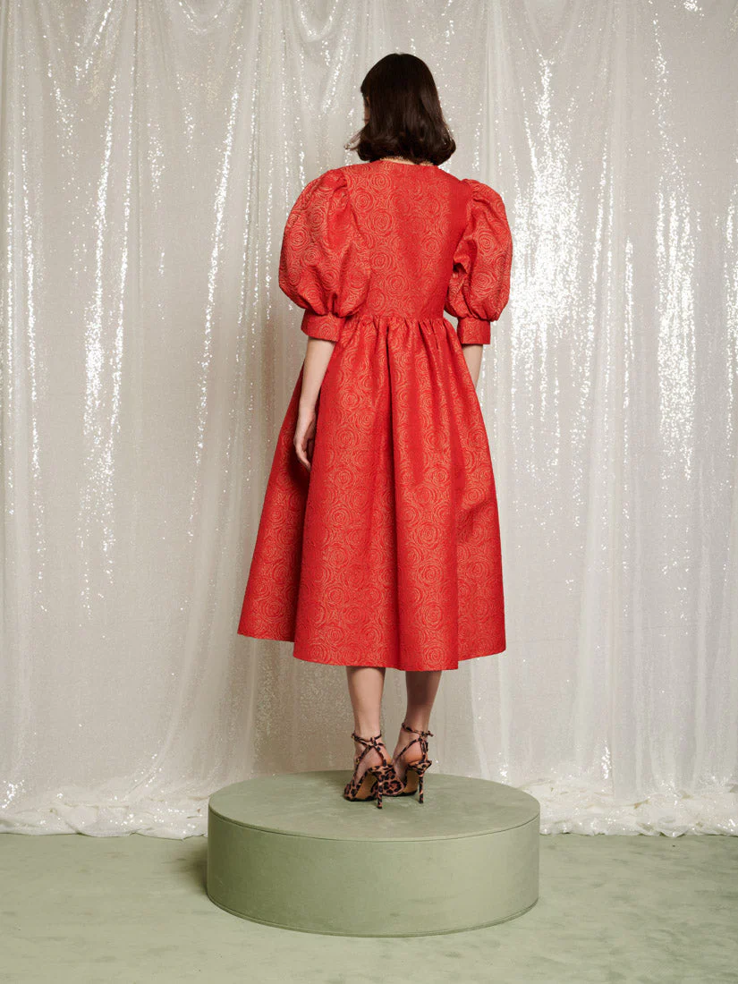 <b>DREAM</b> La Dolce Vita Wrap Midi Dress - Image 4