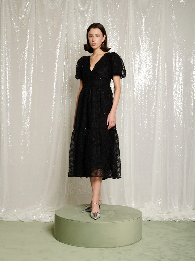 Laced Night Midi Dress - Image 2