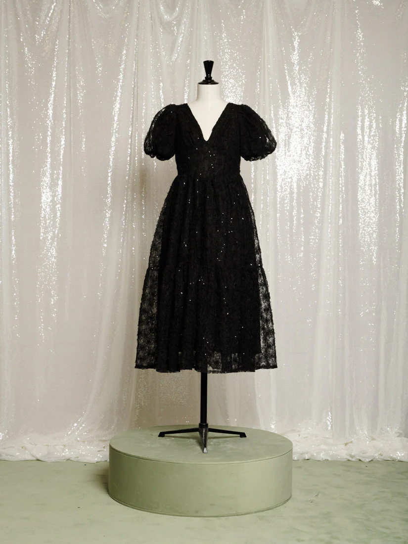 Laced Night Midi Dress - Image 7