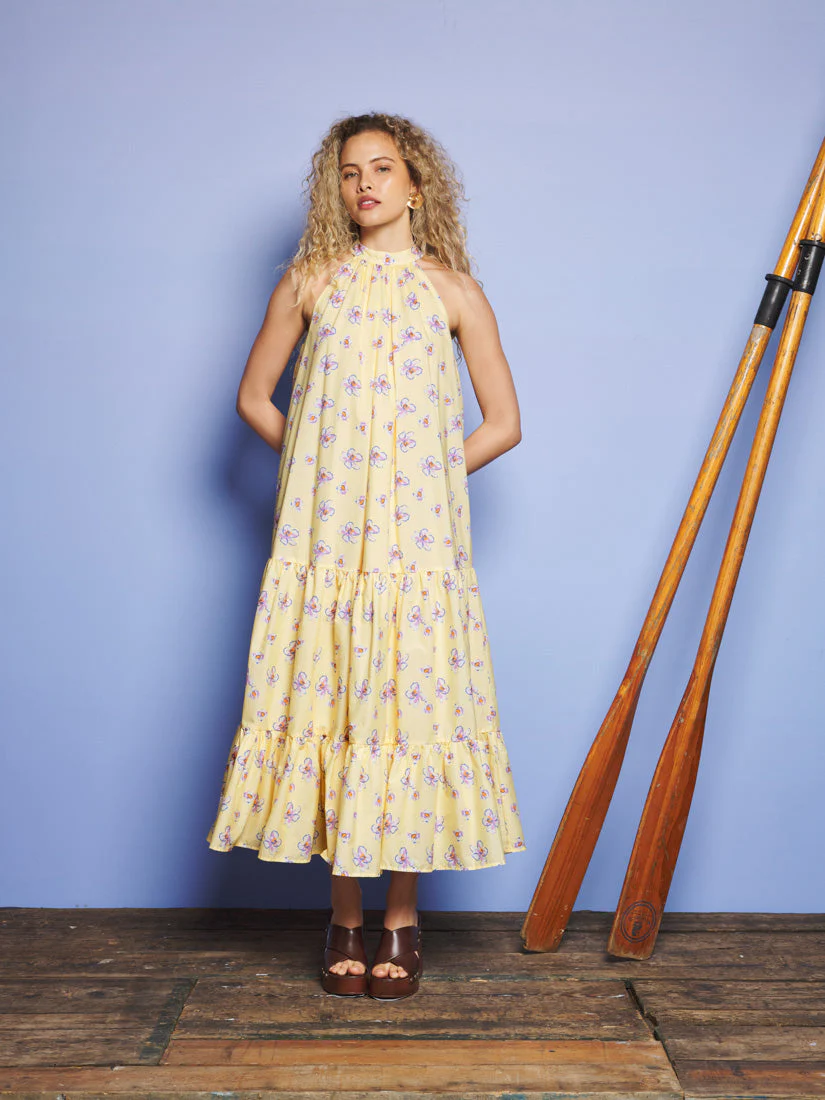 Lake Breeze Floral Maxi Dress - Image 4