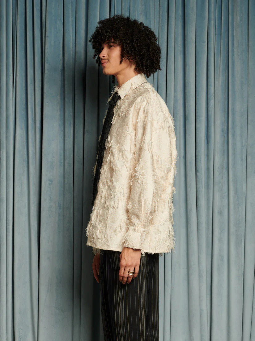 Lens Frayed Overshirt - Image 3
