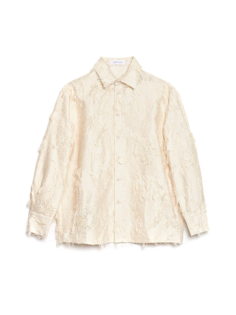 Lens Frayed Overshirt - Image 7