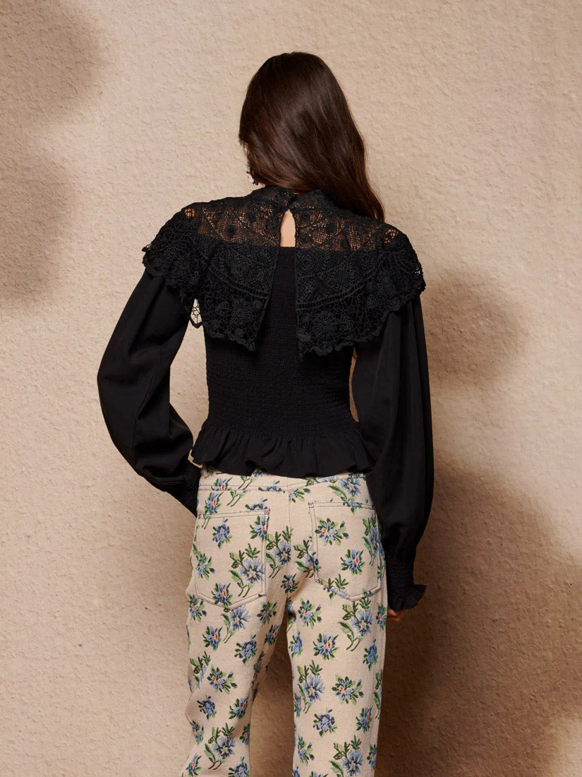 Light Language Shirring Top - Image 3