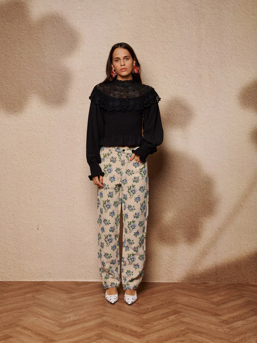 Light Language Shirring Top - Image 4