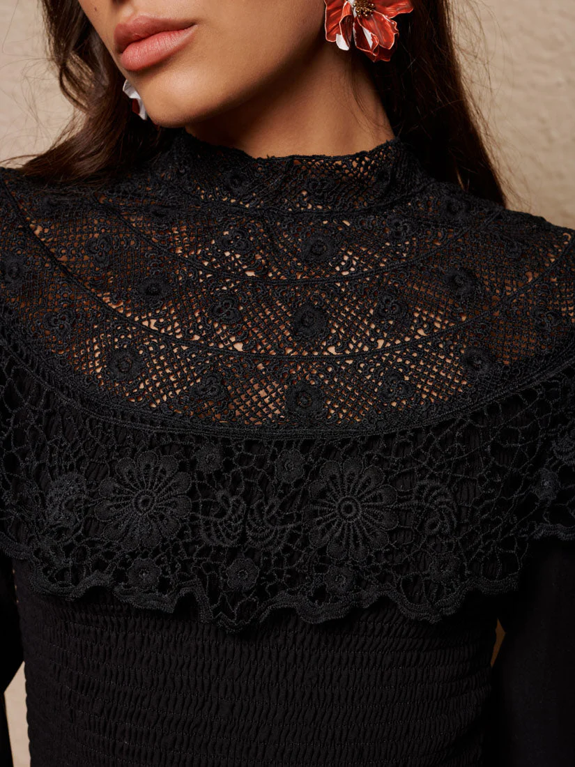 Light Language Shirring Top - Image 6