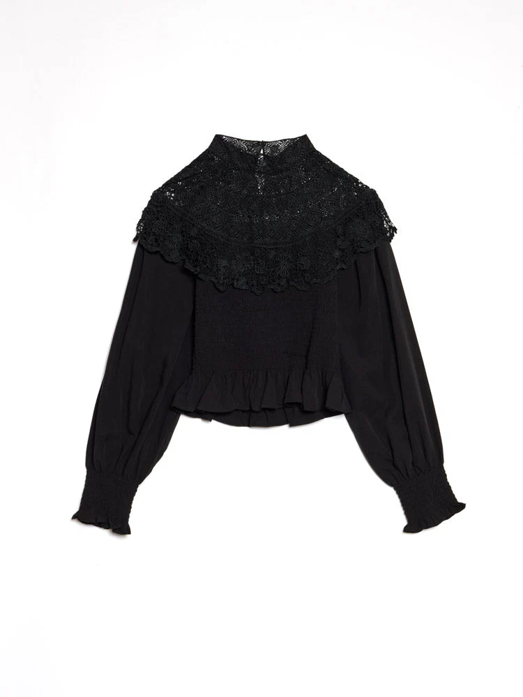 Light Language Shirring Top - Image 7