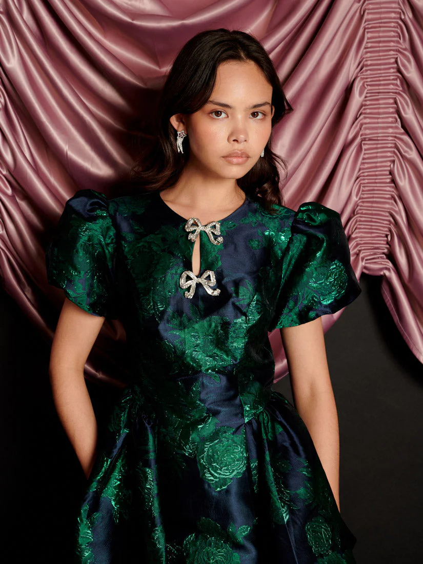 Lili Jacquard Mini Dress - Image 5