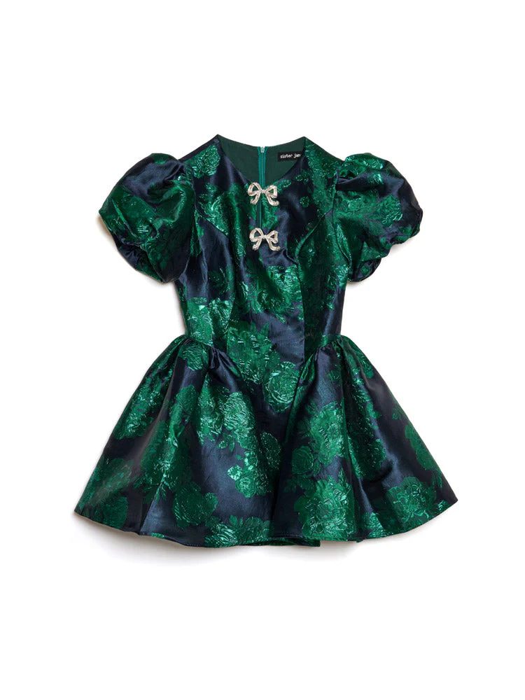 Lili Jacquard Mini Dress - Image 7