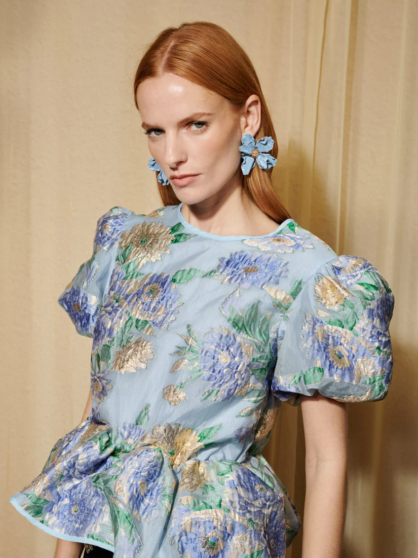 <b>DREAM</b> Lilt Floral Jacquard Top - Image 5