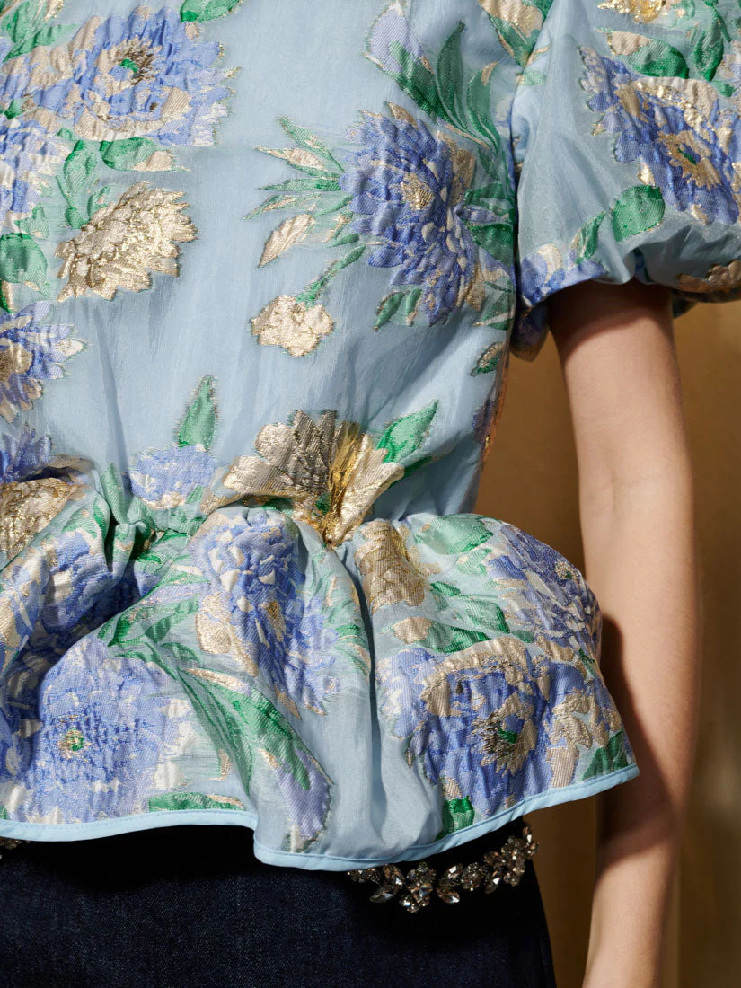 <b>DREAM</b> Lilt Floral Jacquard Top - Image 6