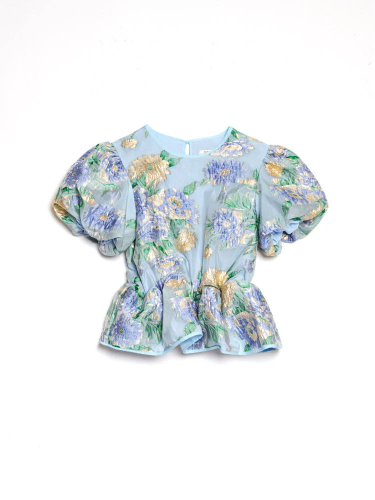 <b>DREAM</b> Lilt Floral Jacquard Top - Image 7
