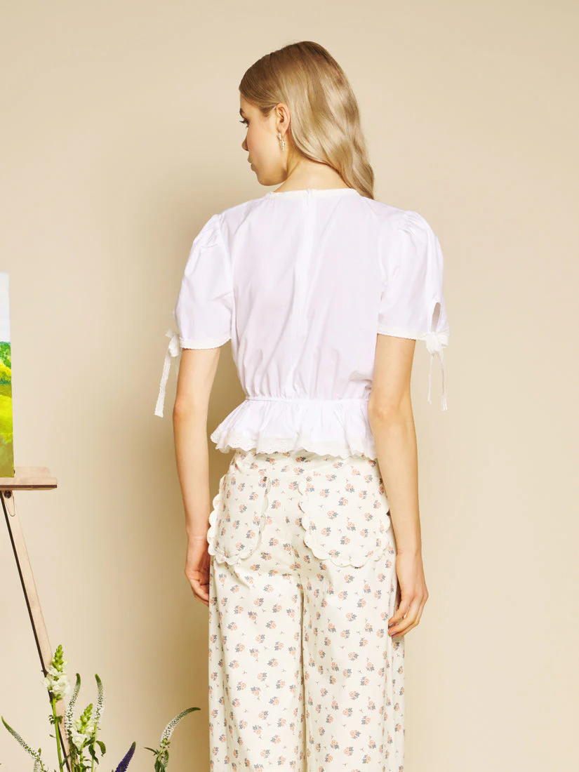 Lisette Embroidery Top - Image 3