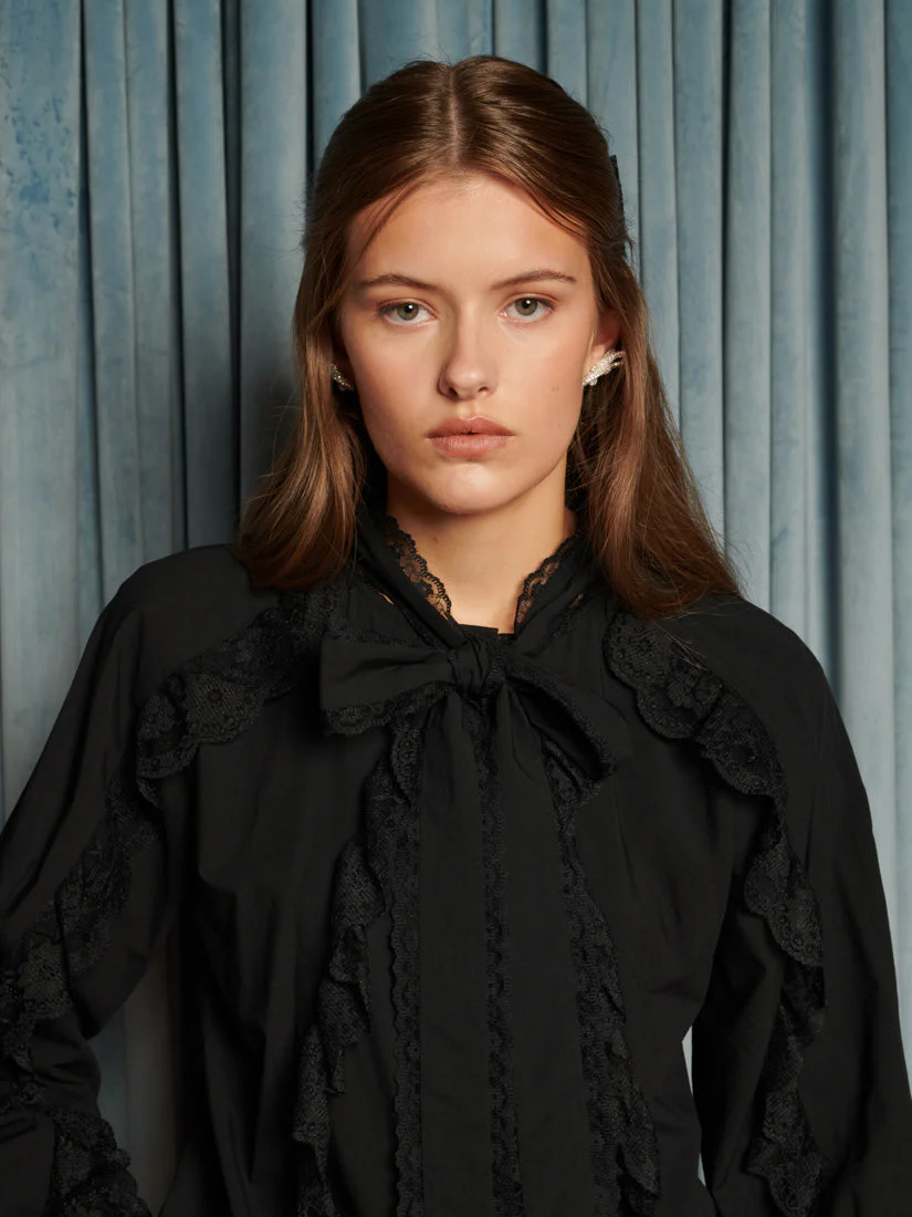 Lullaby Lace Trim Blouse - Image 5