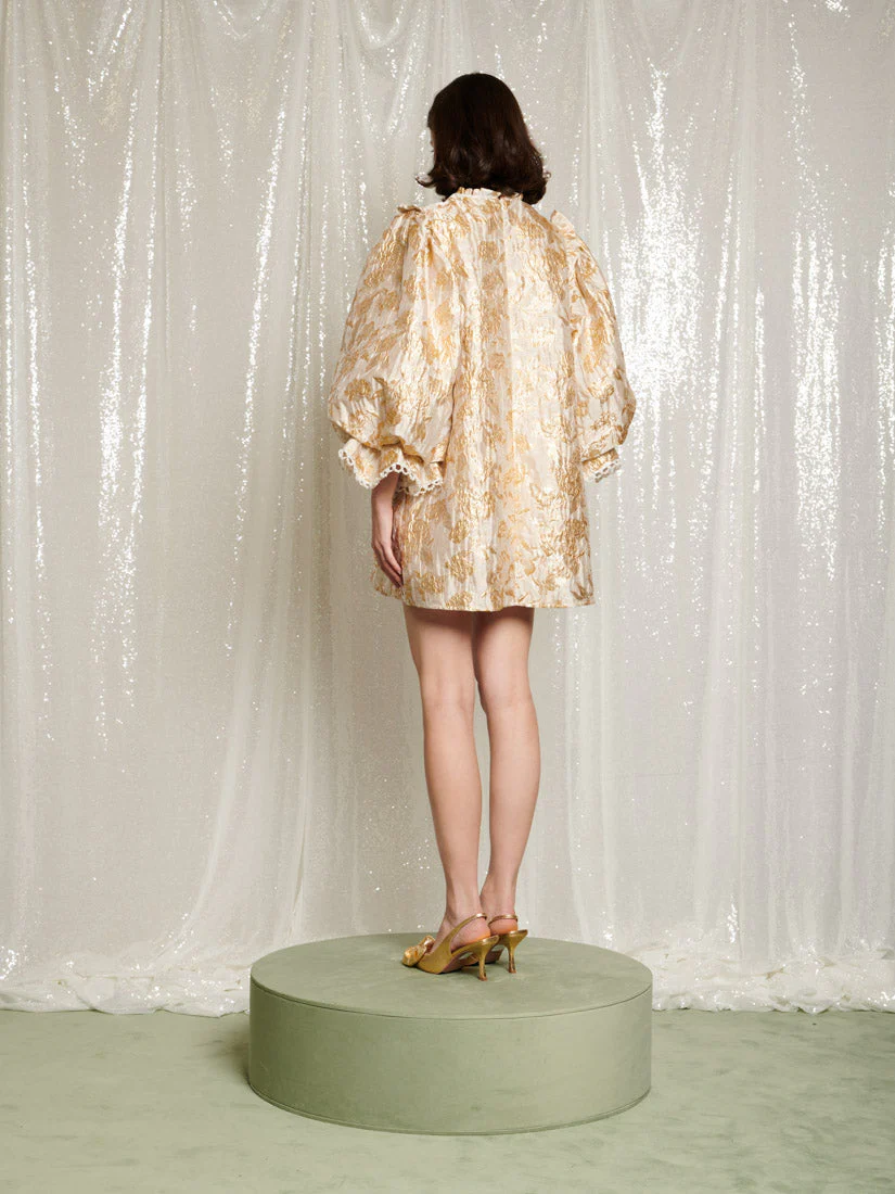 Lumiere Jacquard Mini Dress - Image 4