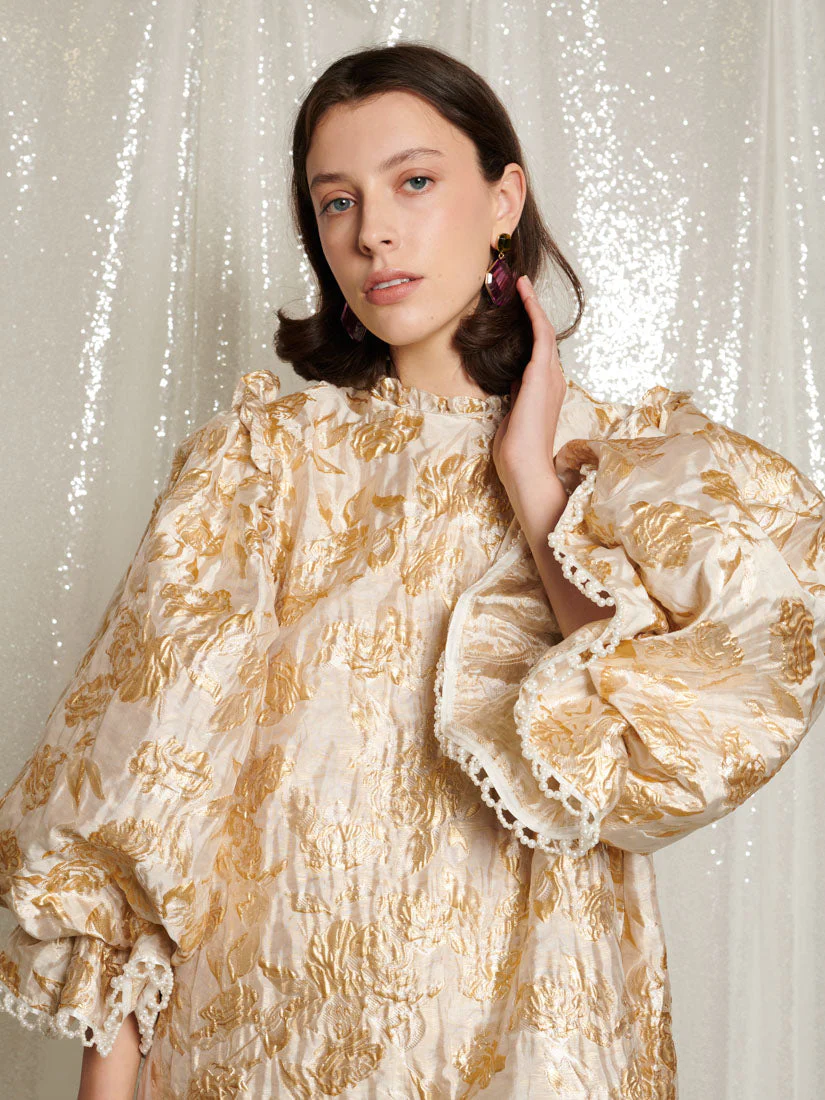 Lumiere Jacquard Mini Dress - Image 5