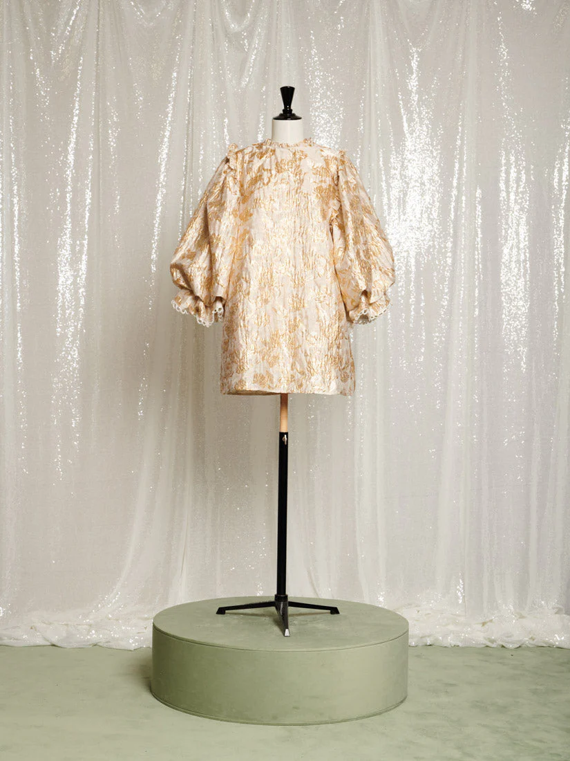 Lumiere Jacquard Mini Dress - Image 7