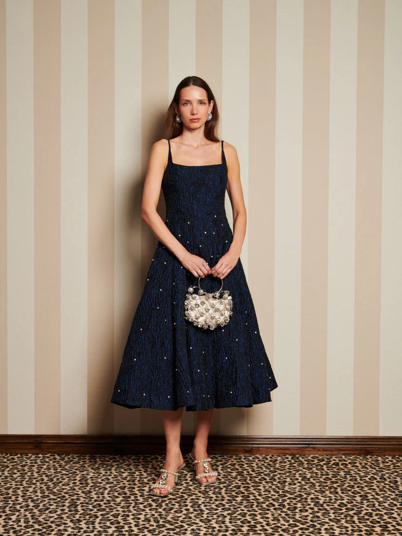<b>DREAM</b> Maison Gem Jacquard Midi Dress - Image 4