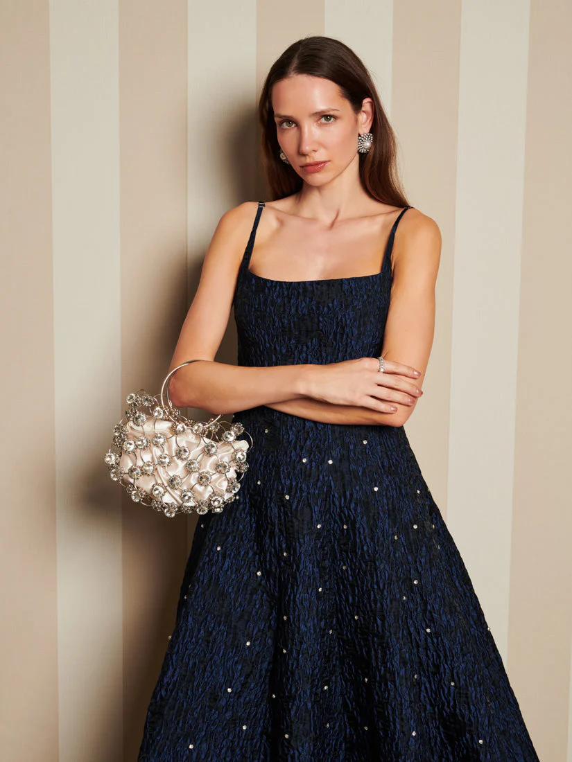 <b>DREAM</b> Maison Gem Jacquard Midi Dress - Image 5