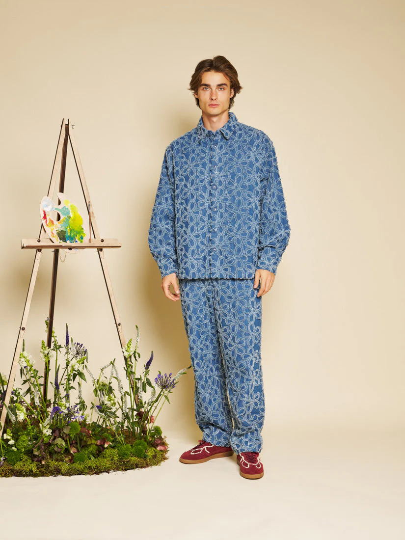 Manon Fleur Denim Shirt - Image 2