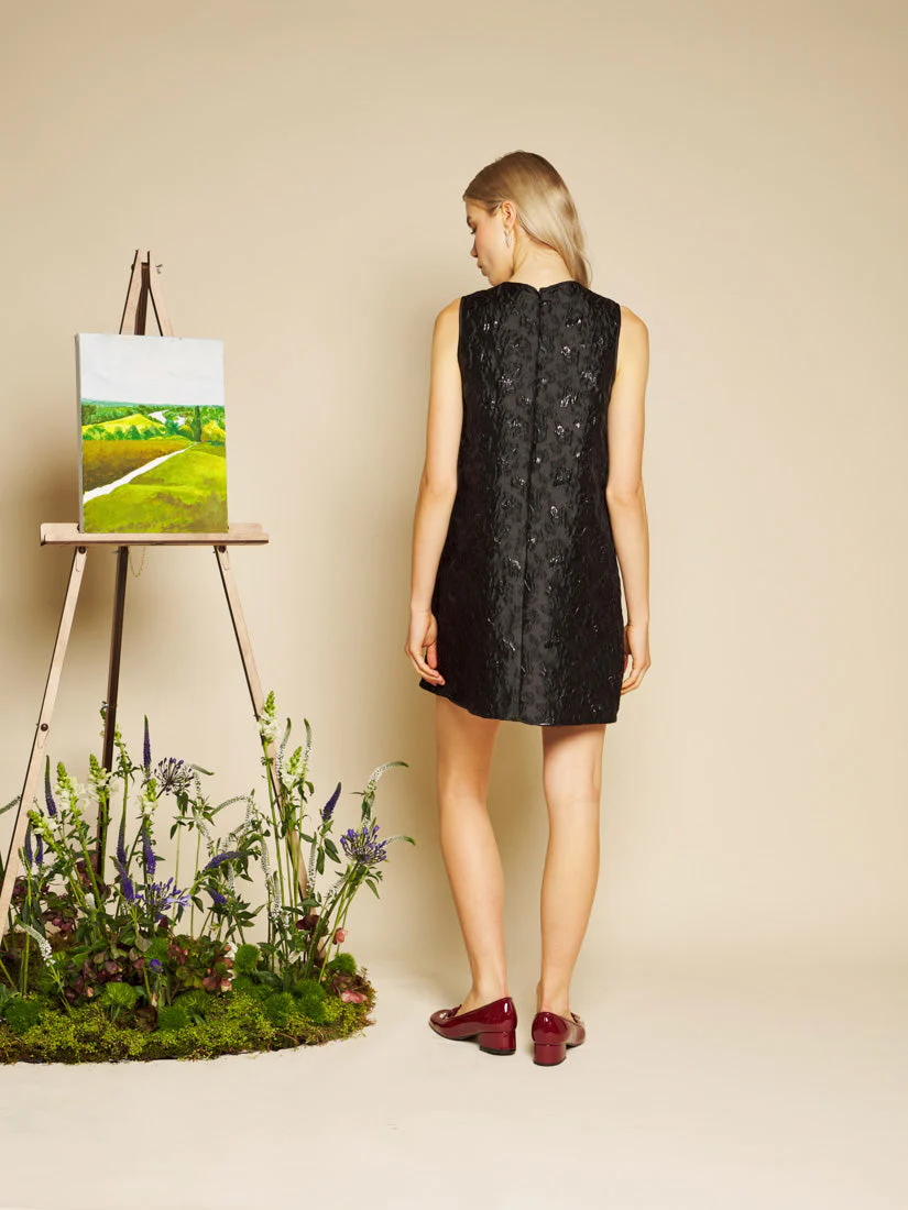 Marguerite Jacquard Mini Dress - Image 3