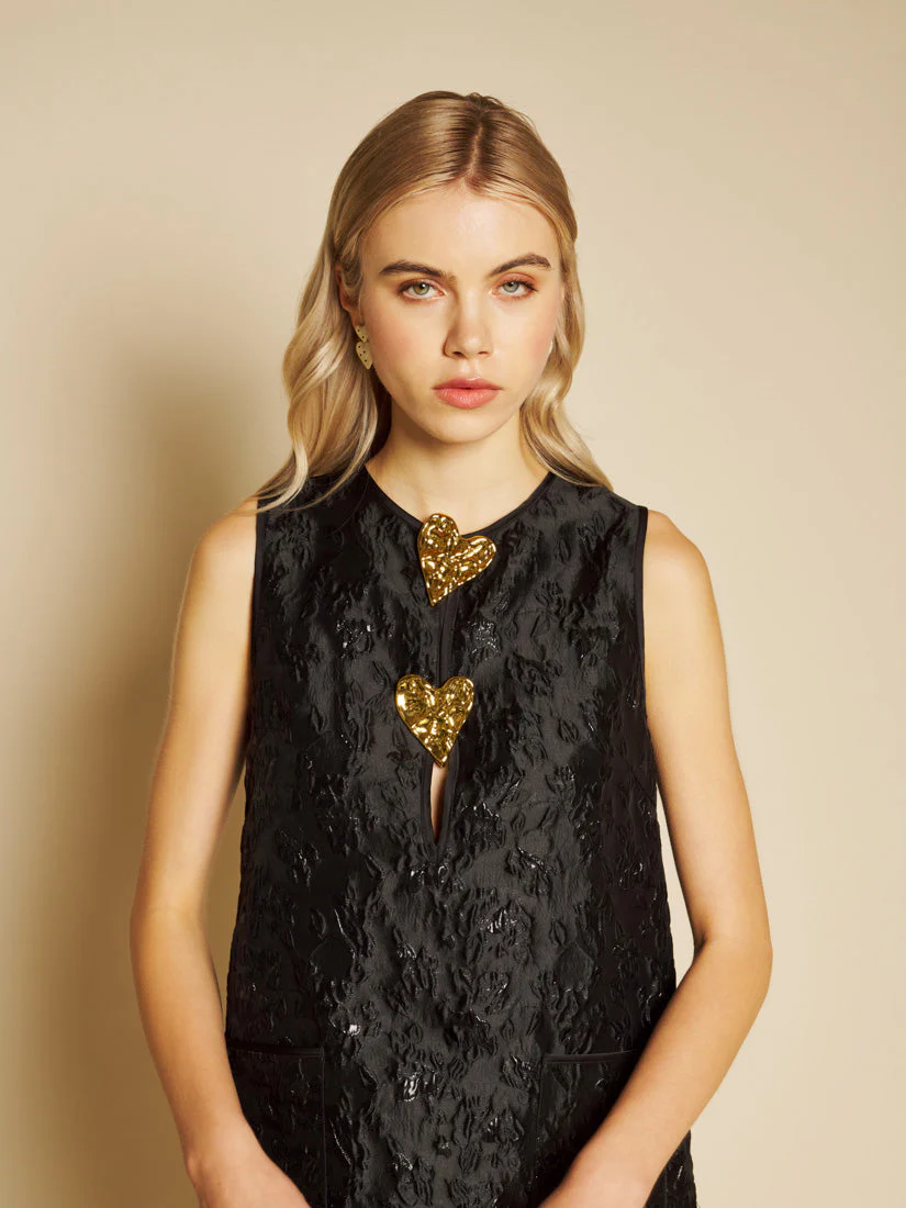 Marguerite Jacquard Mini Dress - Image 5