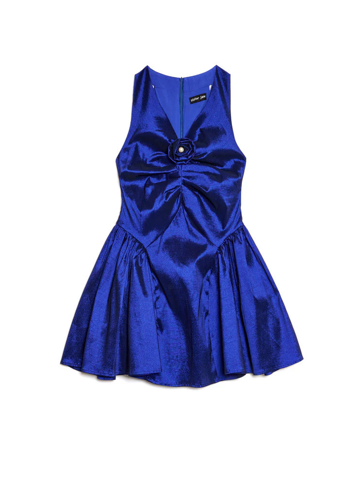 Marylin Taffeta Mini Dress - Image 7