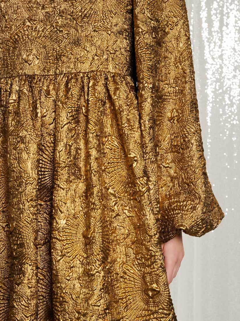 <b>DREAM</b> Masquerade Jacquard Mini Dress - Image 6