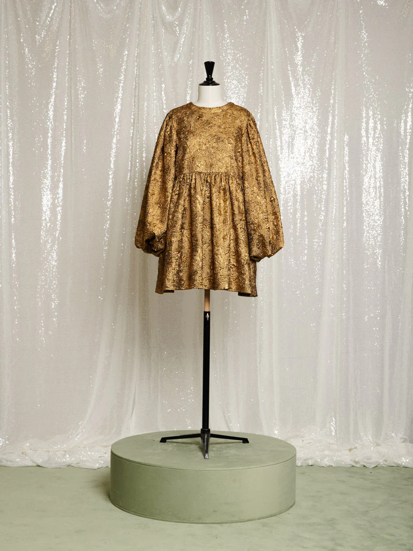 <b>DREAM</b> Masquerade Jacquard Mini Dress - Image 7