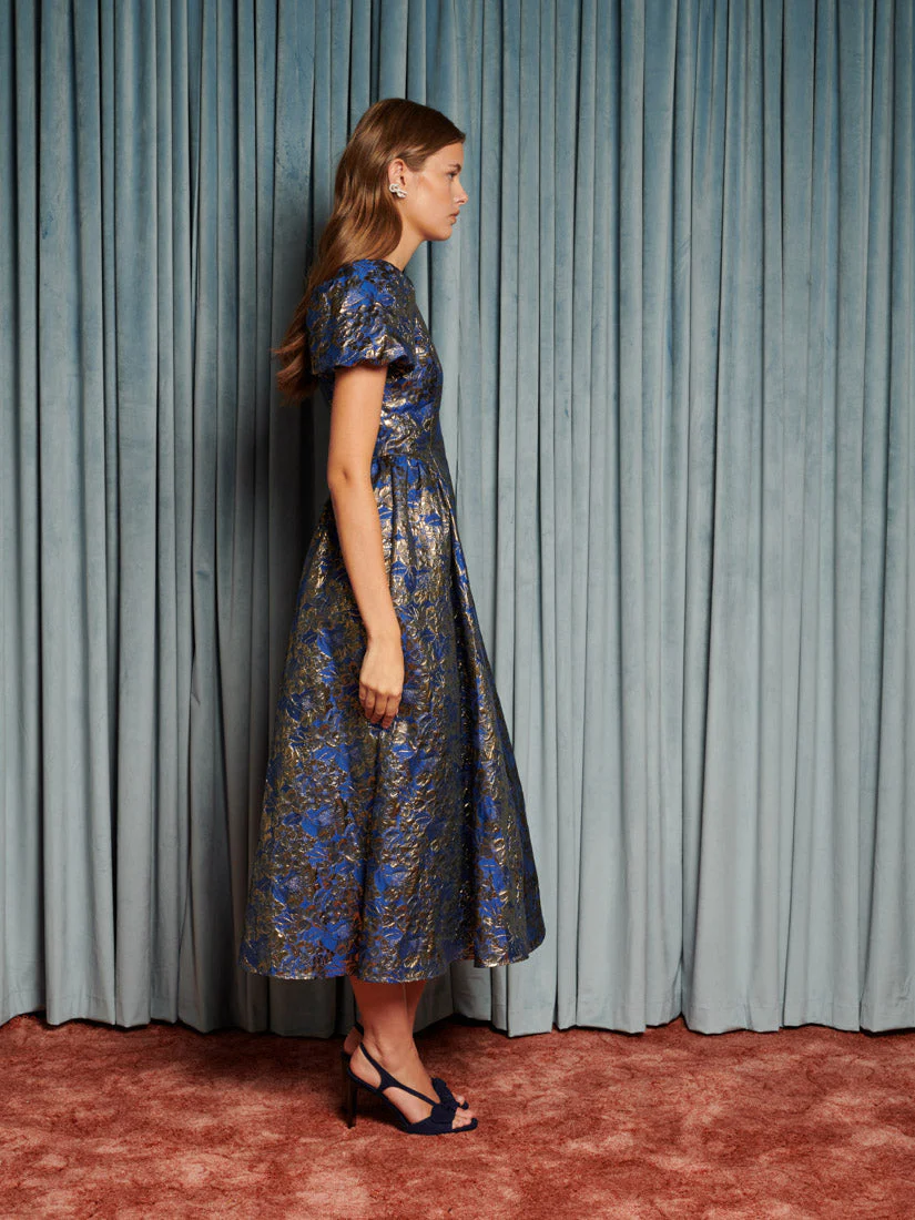 Matinee Jacquard Midi Dress - Image 2