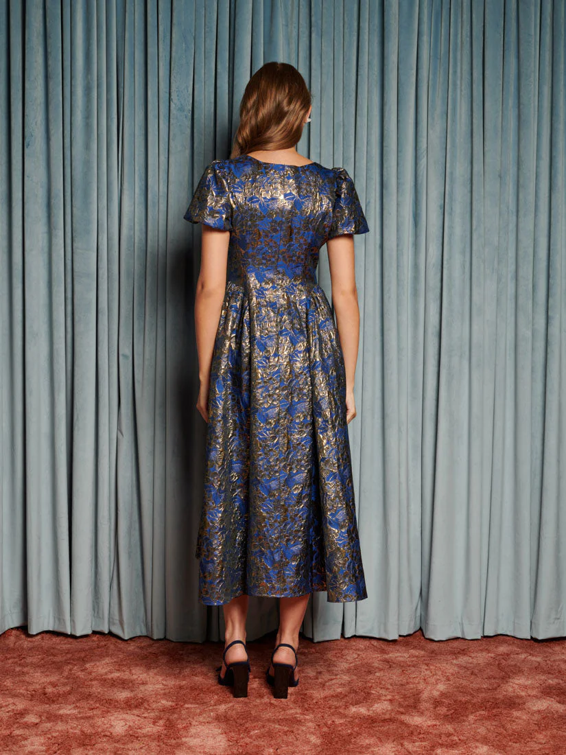 Matinee Jacquard Midi Dress - Image 3