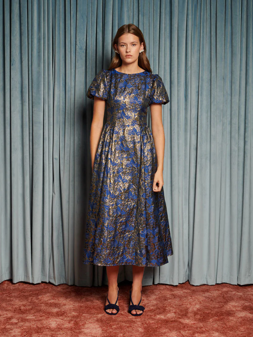 Matinee Jacquard Midi Dress - Image 4