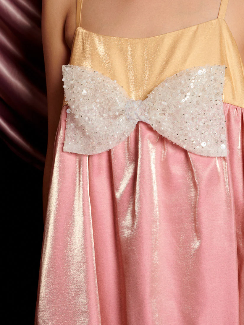 Melody Bow Mini Dress - Image 6