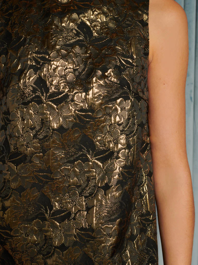 Memoria Jacquard Mini Dress - Image 6
