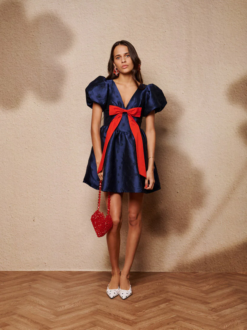 Memories Bow Mini Dress - Image 4