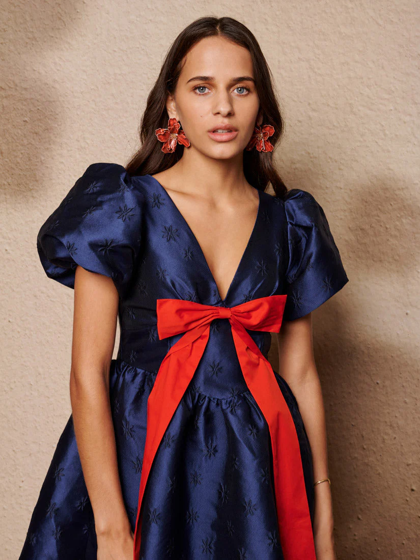 Memories Bow Mini Dress - Image 5