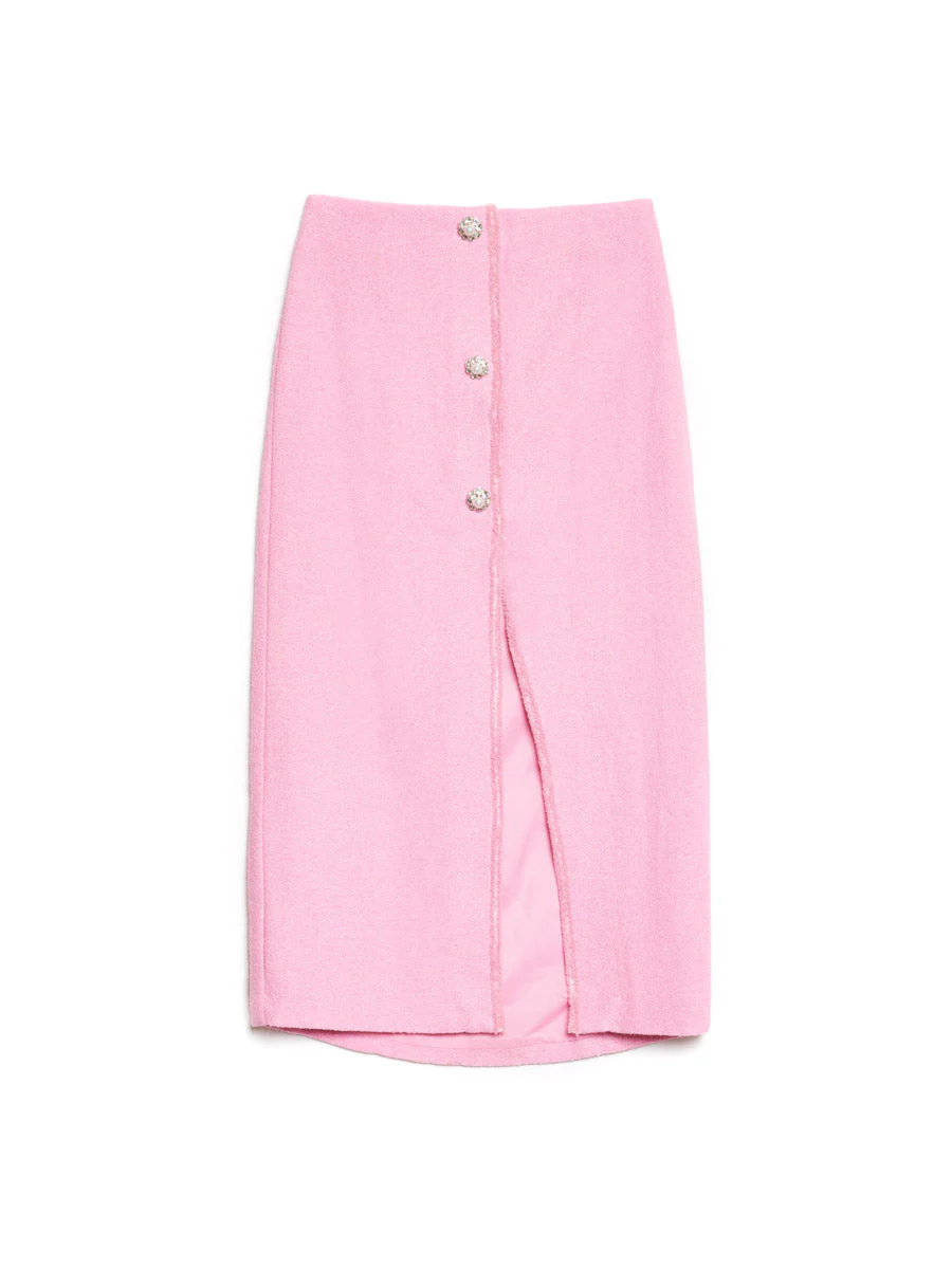 Mira Boucle Pencil Skirt - Image 7
