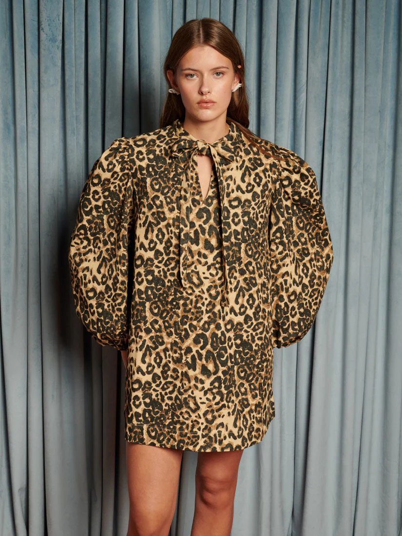 Mirage Leopard Mini Dress