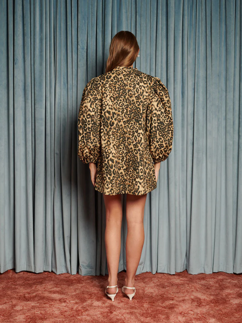 Mirage Leopard Mini Dress - Image 3