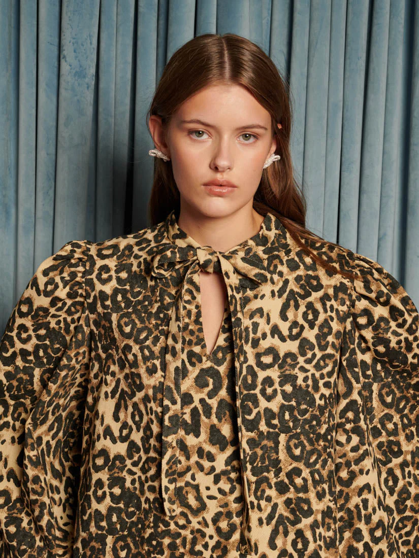 Mirage Leopard Mini Dress - Image 5