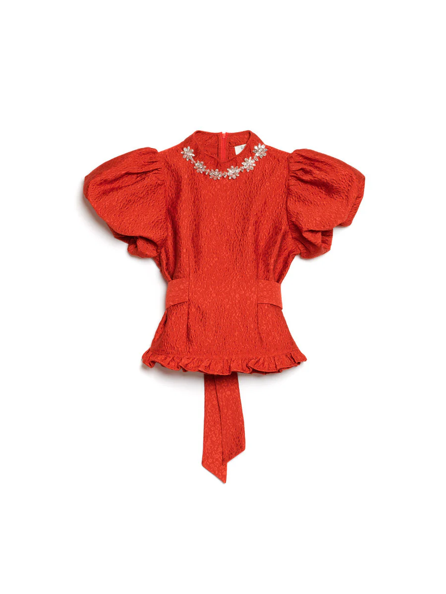 <b>DREAM</b> Narrative Jacquard Top - Image 7
