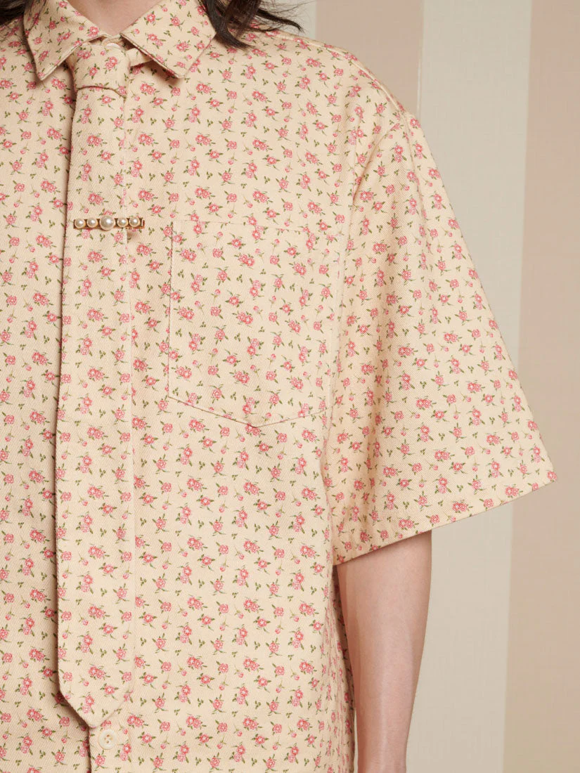 Naveen Ditsy Boxy Shirt - Image 8