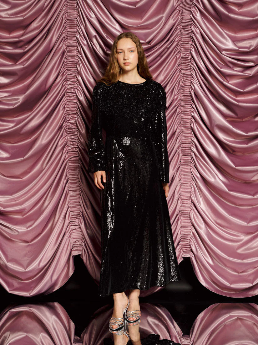 <b>DREAM</b> Nights Sequin Maxi Dress - Image 4
