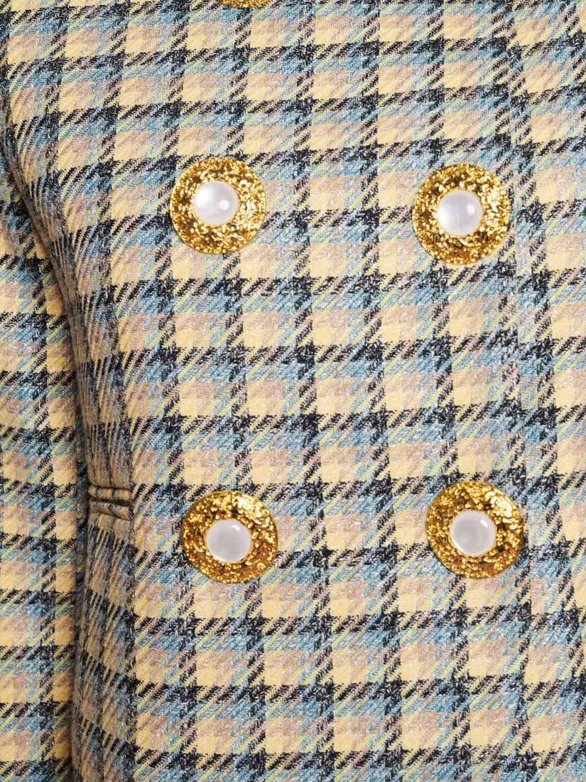 Nook Check Double Breasted Jacket - Image 6