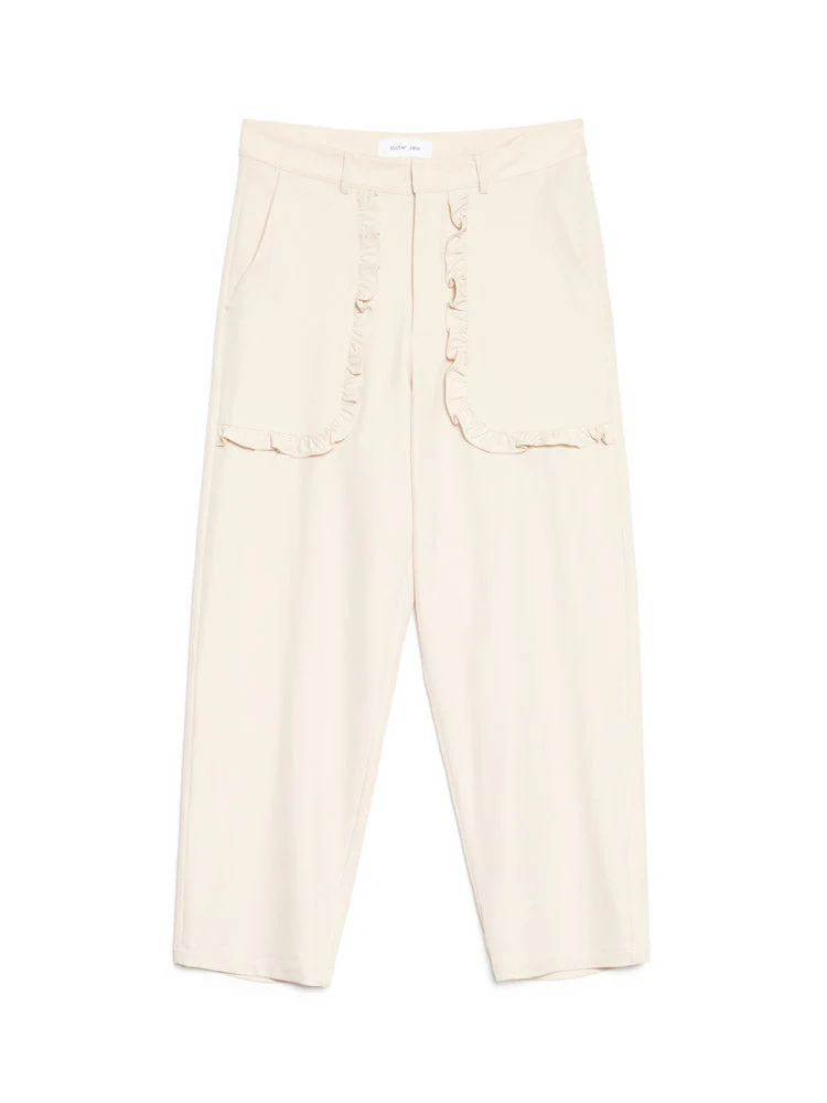 Odilon Ruffle Trim Trousers - Image 7