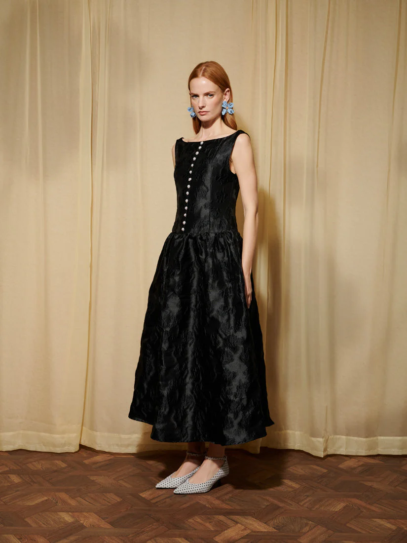 <b>DREAM</b> Optimist's Jacquard Maxi Dress - Image 2
