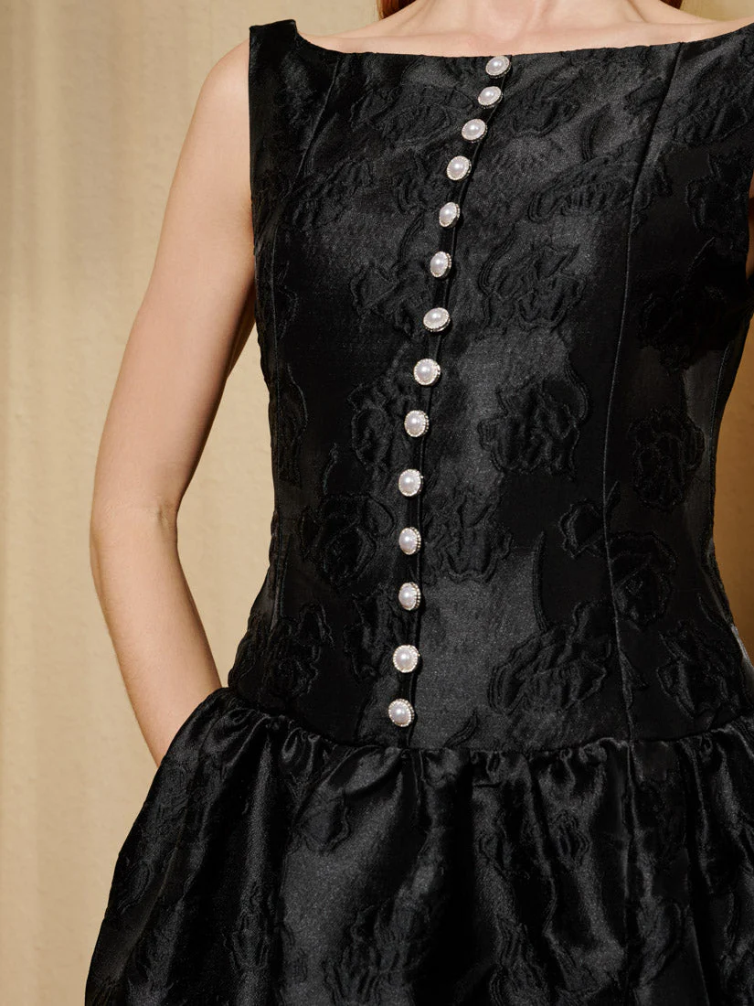 <b>DREAM</b> Optimist's Jacquard Maxi Dress - Image 6