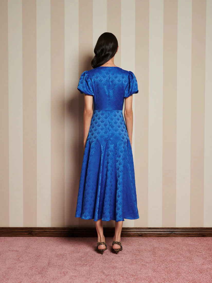 Oriel Jacquard Midi Dress - Image 3